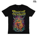 Bring Me The Horizon / ブリング・ミー・ザ・ホライズン - SMOKING DINOSAUR Tシャツ (ブラック)