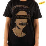 Sex Pistols / セックス・ピストルズ - GOD SAVE THE QUEEN Tシャツ・装飾プリント (ブラック)