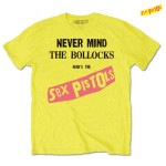 Sex Pistols / セックス・ピストルズ - NMTB ORIGINAL ALBUM Tシャツ(イエロー)