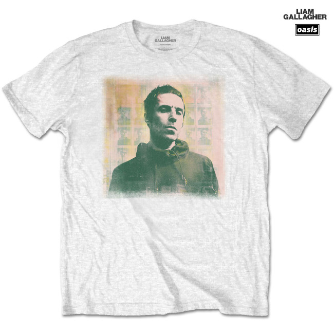 ケビンカミンズ　ビームス別注 オアシス　フォトTシャツ　リアムギャラガー OASIS リアム ギャラガーBEAMS別注 Tシャツ オアシス ビームス