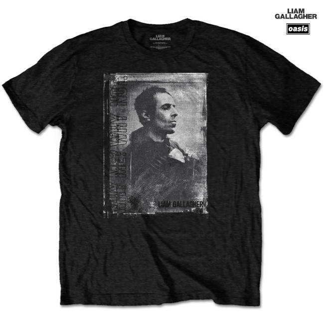 Liam Gallagher (Oasis) / リアム・ギャラガー - MONOCHROME Tシャツ