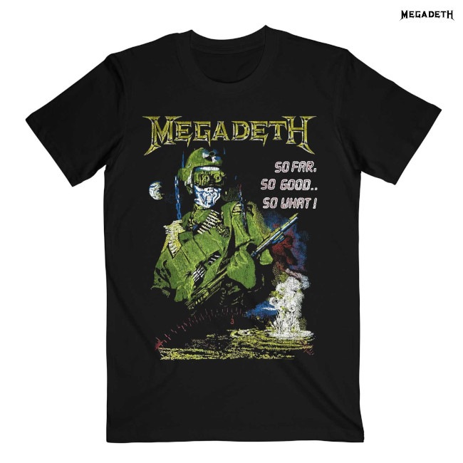 Megadeth / メガデス - SFSGSW EXPLOSION VINTAGE Tシャツ (ブラック 