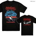 Sepultura / セパルトゥラ - SCHIZOPHRENIA Tシャツ (ブラック)