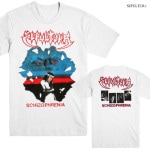 Sepultura / セパルトゥラ - SCHIZOPHRENIA Tシャツ (ホワイト)