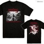 Sepultura / セパルトゥラ - THIRD WORLD POSSE TOUR 1992 Tシャツ (ブラック)