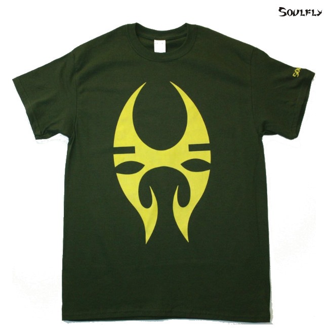 SOULFLY イエロー Tシャツ X LARGE SOULFLY イエロー Tシャツ X LARGE