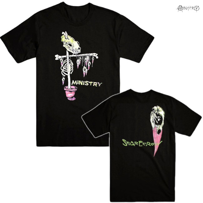 2種類選べる Ministry ミニストリー pushead Metallica バンT