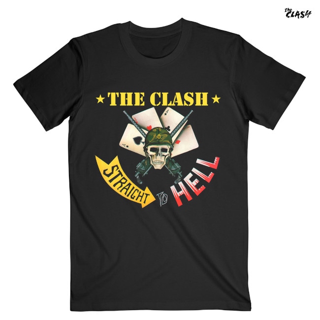 The Clash / ザ・クラッシュ - STRAIGHT TO HELL SINGLE Tシャツ