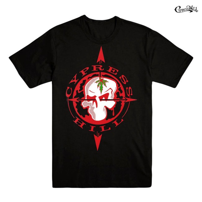 Cypress Hill / サイプレス・ヒル - SKULL COMPASS Tシャツ(ブラック