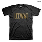 LEEWAY / リーウェイ - Gold Text Tシャツ(ブラック)