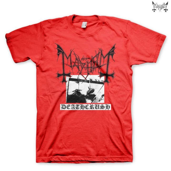 y2k mayhem Tシャツ dead レアプリント Mayhem / メイヘム - Deathcrush Tシャツ(レッド) | Tシャツ | バンド