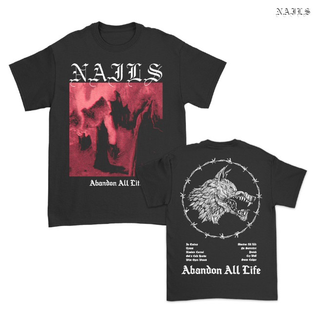 00s NAILS Abandon All Life Tシャツ ブラックメタル NAILS /ネイルズ - Abandon All Life Tシャツ(ブラック) | T