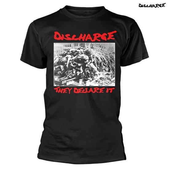 DISCHARGE / ディスチャージ - THEY DECLARE IT Tシャツ