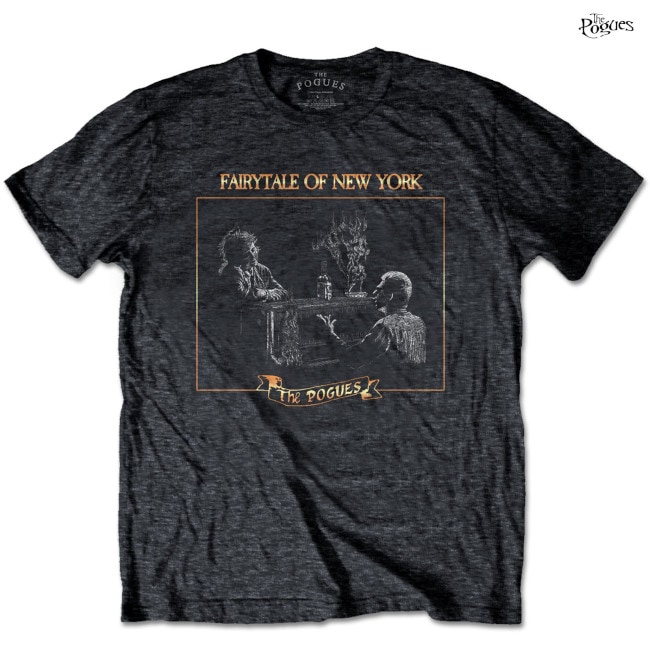 The Pogues / ザ・ポーグス - FAIRYTALE PIANO Tシャツ (ヘザー