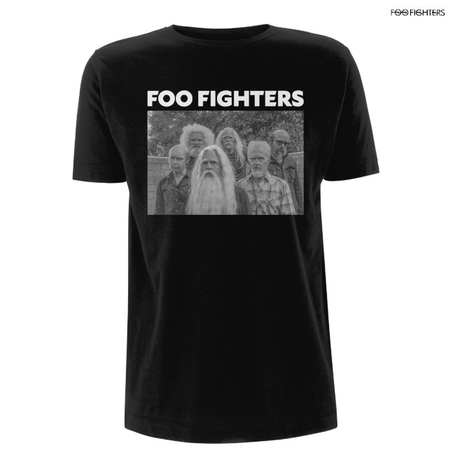 Foo Fighters / �ա����ե��������� -  OLD BAND PHOTO T�����(�֥�å�)