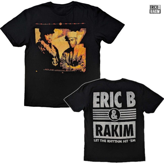 ERICK B.＆RAKIM★エリックビー&ラキム★両面プリント★ラップtシャツ Amazon | Eric B & Rakim – FTL Tracklist On Blue Tシャツ | T