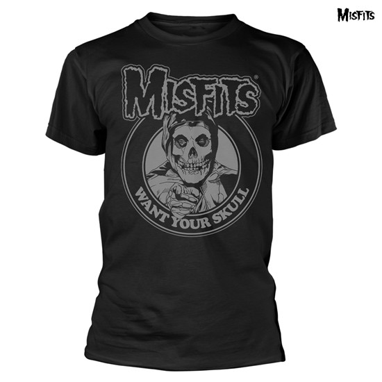 Misfits ミスフィッツ バンドTシャツ Misfits / ミスフィッツ - WANT YOUR SKULL Tシャツ (ブラック