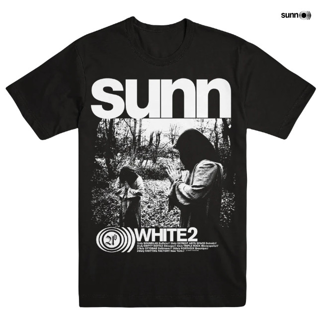 Sunn O))) / サン - WHITE 2 Tシャツ(ブラック) | Tシャツ