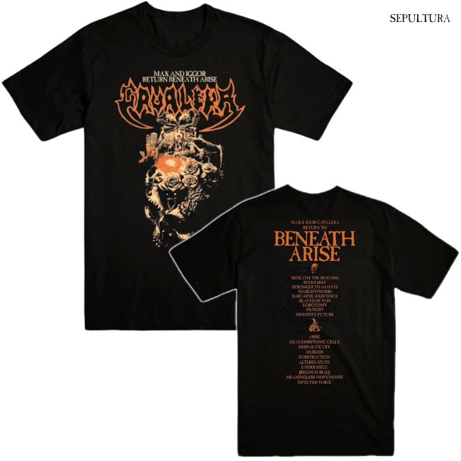Sepultura / セパルトゥラ - BENEATH ARISE Tシャツ (ブラック) | T