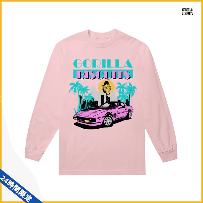 Gorilla Biscuits -BMX ロングスリーブ長袖シャツ(ホワイト)