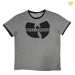 Wu-Tang Clan / ウータン・クラン - LOGO リンガーTシャツ (グレー)