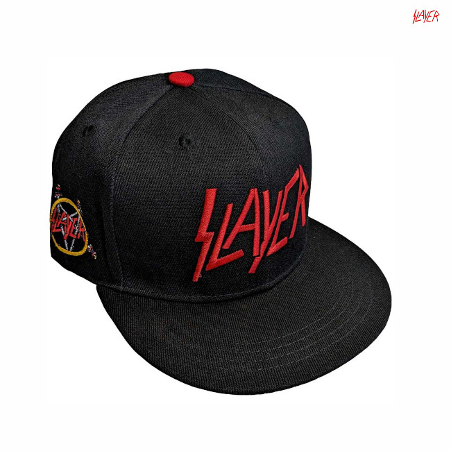 SLAYER スレイヤー SNAPBACK キャップ 未使用新品 Slayer / スレイヤー - Red Logo スナップバック・キャップ (ブラック