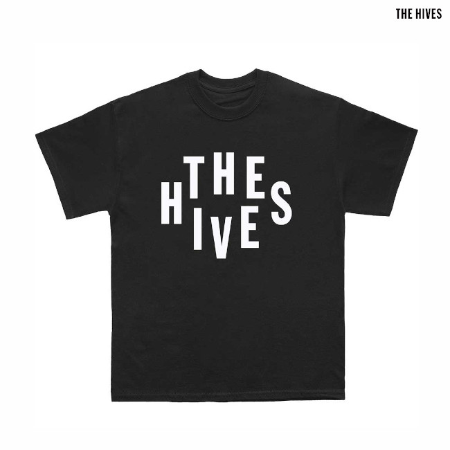 The Hives / ザ・ハイヴス - STACKED LOGO Tシャツ (ブラック) | T