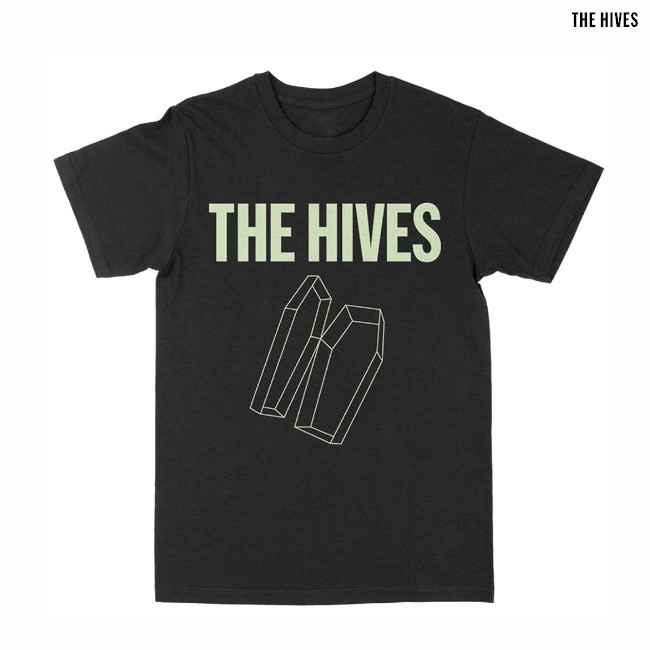 The Hives / ザ・ハイヴス - COFFIN Tシャツ 光るプリント(ブラック