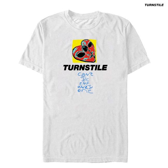 TURNSTILE ターンスタイル Tシャツ ホワイト Lサイズ 試着のみ Turnstile / ターンスタイル - Only One Heart Tシャツ