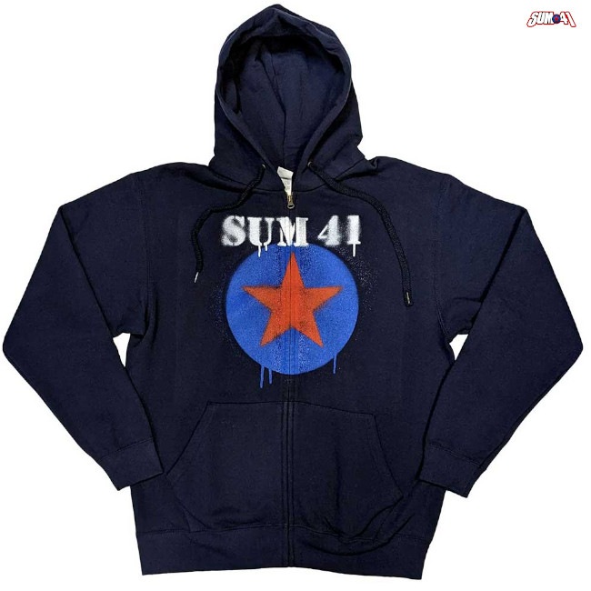 SUM 41 / サム・フォーティーワン - STAR LOGO ジップアップ