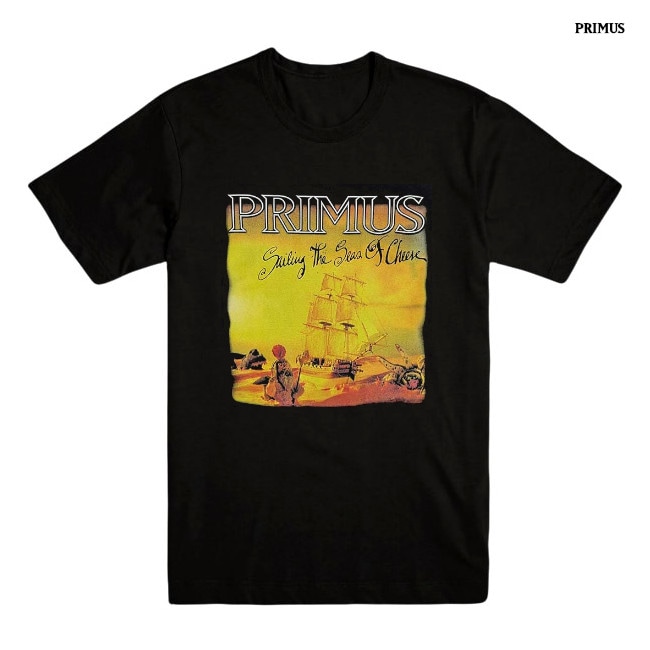 Primus / プライマス - SAILING THE SEAS OF CHEESE Tシャツ (ブラック
