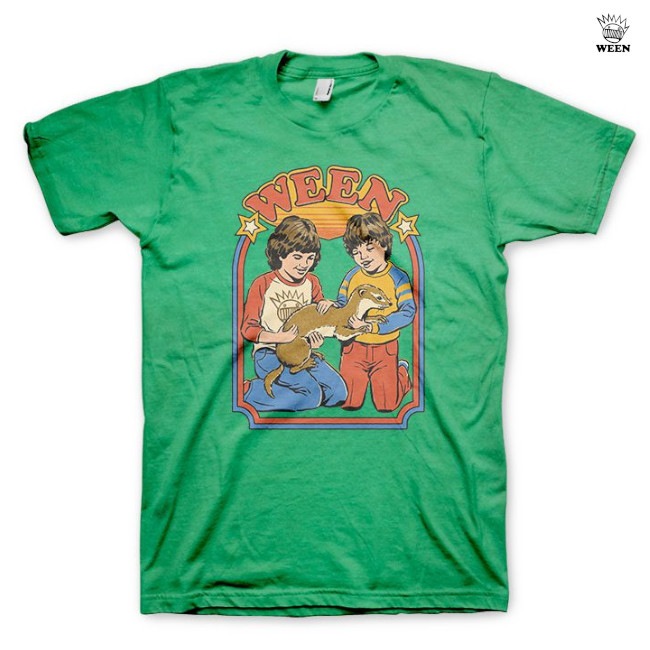 Ween / ウィーン - Weasel Tシャツ (グリーン) | Tシャツ | バンドT