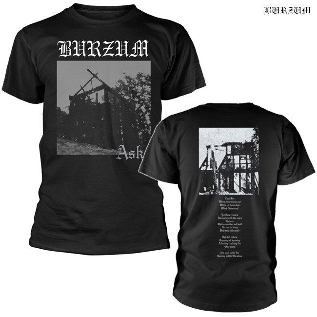 Burzum / バーザム - ASKE Tシャツ (ブラック) | Tシャツ | バンドT 