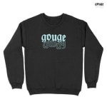 Gouge Away / ガウジ・アウェイ - LOGO クルーネック・トレーナー (ブラック)