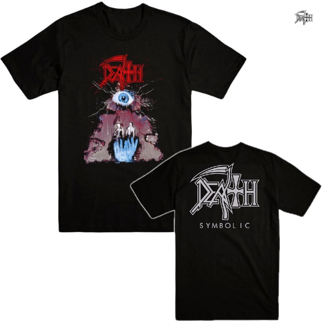 【レア】Death 「Symbolic」 Tシャツ　メンバー　サイン入　Lサイズ Death 「Symbolic」 Tシャツメンバーサイン入りLサイズ