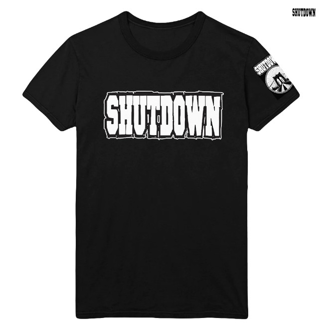 shutdown バンドtシャツ NYHC Shutdown / シャットダウン - BRIDGE Tシャツ (ブラック) | T