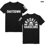 Shutdown / シャットダウン - BROOKLYN Tシャツ (ブラック)