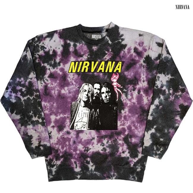 Nirvana / ニルヴァーナ - FLIPPER クルーネック・トレーナー(タイダイ