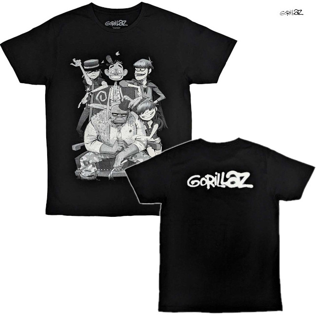Gorillaz / ゴリラズ - GEORGE SPRAY Tシャツ(ブラック) | Tシャツ