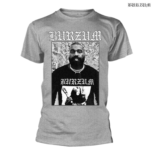 Burzum / バーザム - Kanye West Black Metal Tシャツ (グレー) | T 