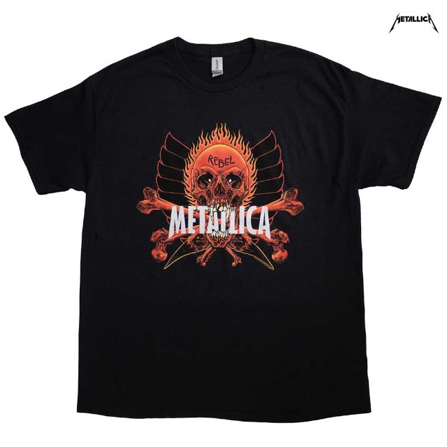 Metallica / �᥿�ꥫ - REBEL T����� (�֥�å�)