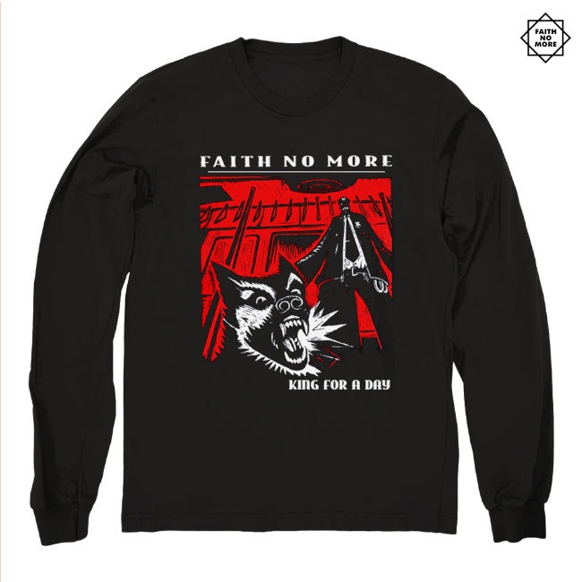 Faith No More / フェイス・ノー・モア KING FOR A DAY ロングスリーブシャツ(ブラック) すべての商品