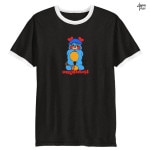 Angel Du$t / エンジェル・ダスト - BEAR リンガーTシャツ(ホワイト)