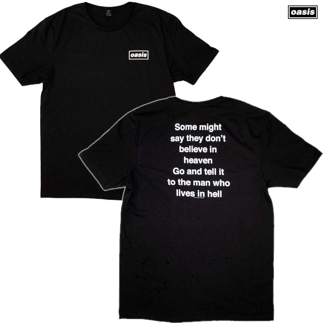 Oasis / オアシス - Some Might Say Lyric Tシャツ(ブラック ) | T