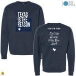 Texas Is The Reason / テキサス・イズ・ザ・リーズン - Logo クルーネック・トレーナー(ネイビー)
