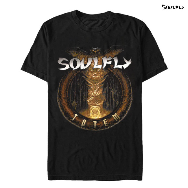 SOULFLY Tシャツ Soulfly / ソウルフライ - Totem Tシャツ (ブラック) | Tシャツ