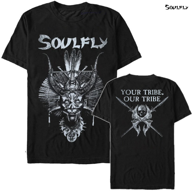 新品 SOULFLY Tシャツ XLサイズ ブラック ソウルフライ Soulfly / ソウルフライ - Tribe Tシャツ (ブラック) | Tシャツ