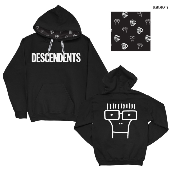 Descendents / ディセンデンツ - Milo Logo Premium プルオーバーパーカー (ブラック)