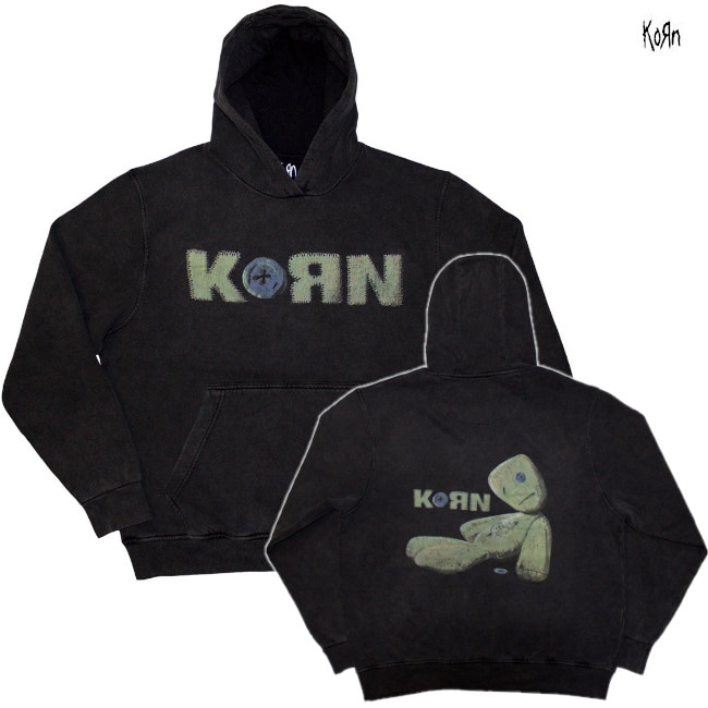 KORN /コーン - Doll Issues プルオーバーパーカー (ウォッシュ
