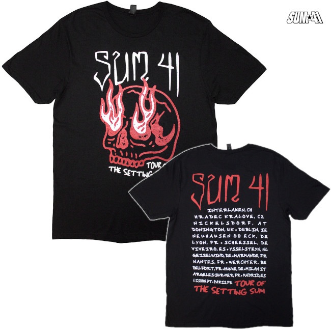 SUM 41 / ���ࡦ�ե����ƥ������ - 24 Skull T����� (�֥�å�)